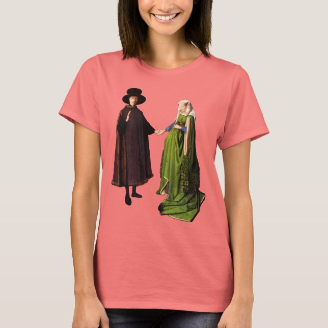 Jan van Eyck: Arnolfini Wedding T-Shirt (Vorderseite)