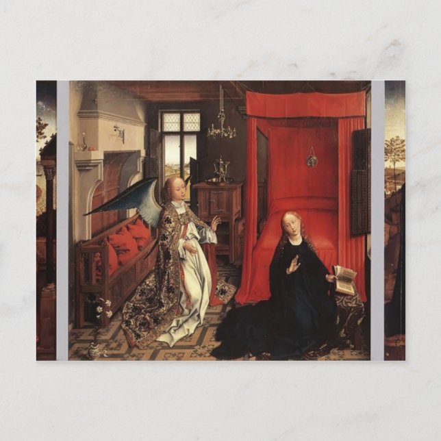 Jan van Eyck - Die Ankündigung Postkarte (Vorderseite)