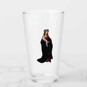 Jan van Eyck - Die Madonna in der Kirche Fine Art Glas