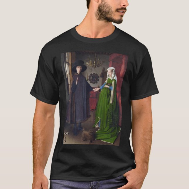 Jan Van Eyck - Giovanni Arnolfini und seine Braut T-Shirt (Vorderseite)