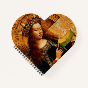 Jan van Eyck - Jungfrau Maria Fine Art Sammlung Notizbuch