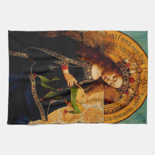 Jan van Eyck - Jungfrau Maria Kunstsammlung Geschirrtuch