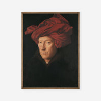 Jan van Eyck Portrait of a Man in a Red Turban