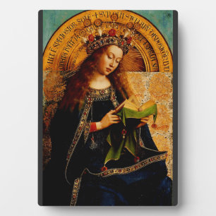 Jan van Eyck - Sammlung feiner Kunst der Jungfrau Fotoplatte