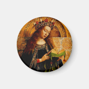 Jan van Eyck - Sammlung feiner Kunst der Jungfrau Magnet