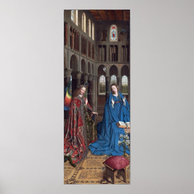 Jan van Eyck The Annunciation Poster (Vorne)