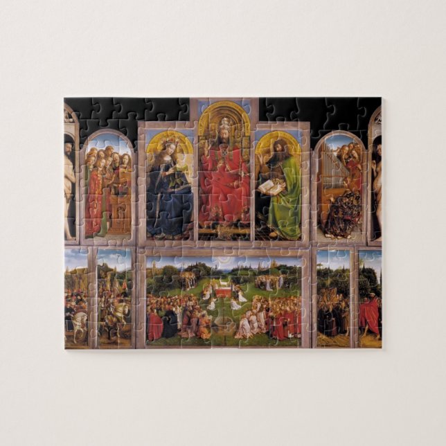 Jan. van Eyck- The Gent Altarpiece Puzzle (Horizontal)