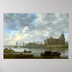 Jan van Goyen-Ansicht von Duurstede Schloss Poster