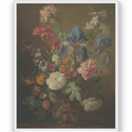 Jan van Huysum - Vase der Blume Aufkleber