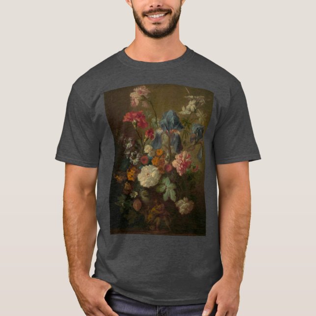 Jan van Huysum - Vase of Flowers T-Shirt (Vorderseite)