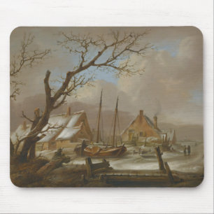 Jan van Os - Eine Winterlandschaft Mousepad