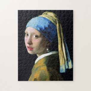 Jan Vermeer Girl mit Perle und Barockkunst Puzzle