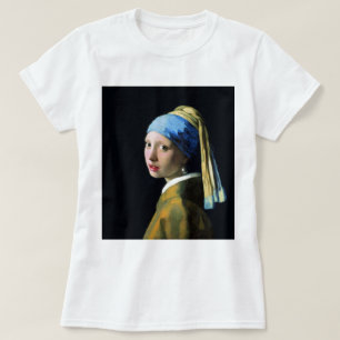 Jan Vermeer Girl mit Perle und Barockkunst T-Shirt