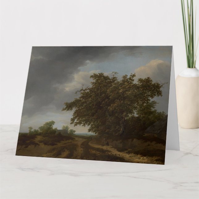 Jan Vermeer, Landschaft am Rande der Dünen Karte (Vorderseite)