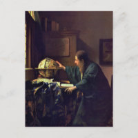 Jan Vermeer, The Astronomer Postcard