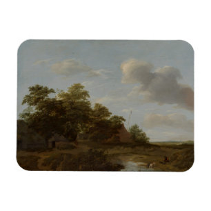 Jan Vermeer van Haarlem, Landschaft mit Bauernhof Magnet