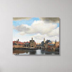 Jan Vermeer - View on Delft Leinwanddruck