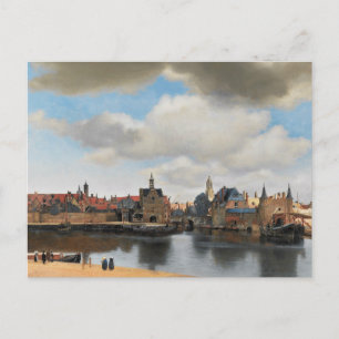 Jan Vermeer - View on Delft Postkarte