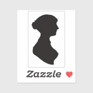 Jane Austen ailhouwrrw Aufkleber