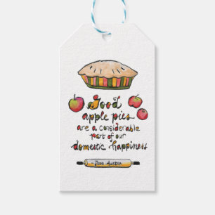 Jane Austen Apple Pie Backquote Geschenkanhänger