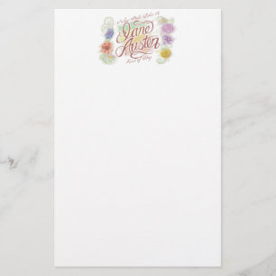 Jane Austen-Art des Tagesbriefpapiers Briefpapier