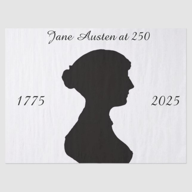 Jane Austen at 250 Seidenpapier (Vorderseite)