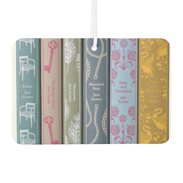 Jane Austen Autolufterfrischer (Vorderseite)