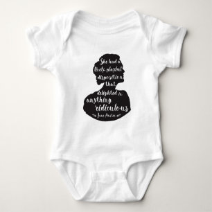 Jane Austen-Baby-Kleidung Baby Strampler
