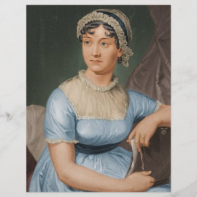 Jane Austen Briefbogen (Vorderseite)