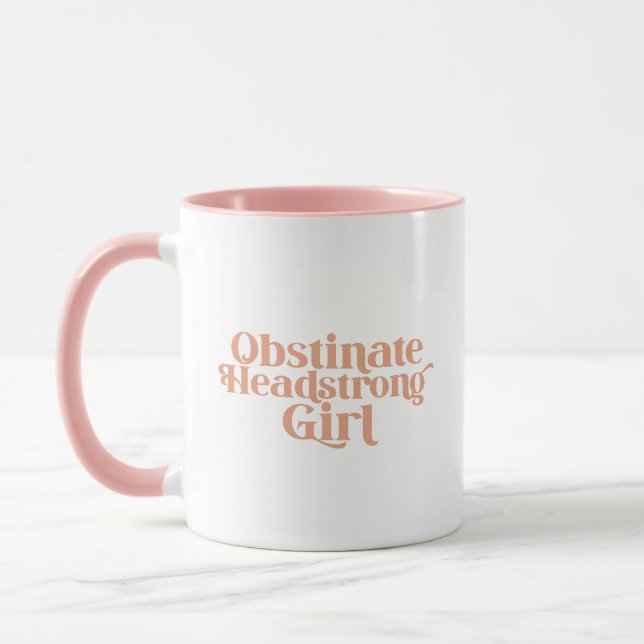 Jane Austen Dickköpfiges Mädchen Tasse (Links)