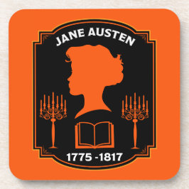 Jane Austen English Novelist Getränkeuntersetzer