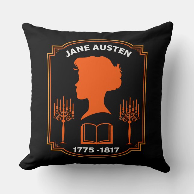 Jane Austen English Novelist Kissen (Vorderseite)