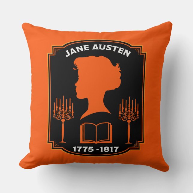 Jane Austen English Novelist Kissen (Vorderseite)