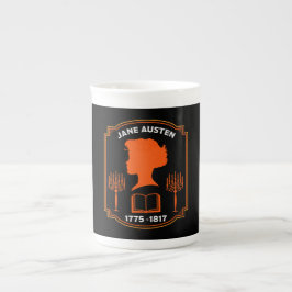 Jane Austen English Novelist Prozellantasse