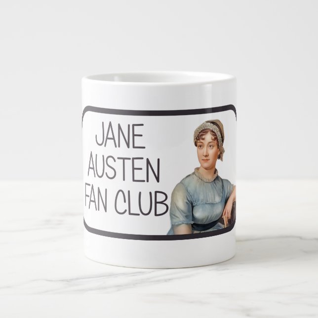 Jane Austen Fan Club Jumbo-Tasse (Vorderseite)