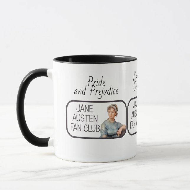 Jane Austen Fan Club  Tasse (Links)