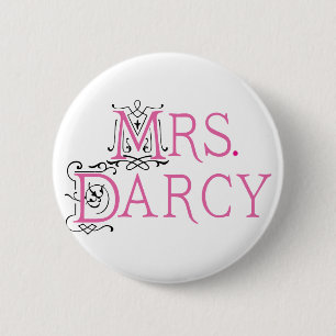 Jane Austen-Frau Darcy Gift Button