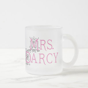 Jane Austen-Frau Darcy Gift Mattglastasse
