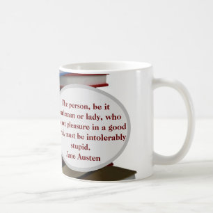 Jane Austen Genuss des Romans Kaffeetasse