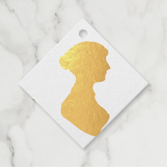 Jane Austen Geschenkanhänger (Vorderseite)