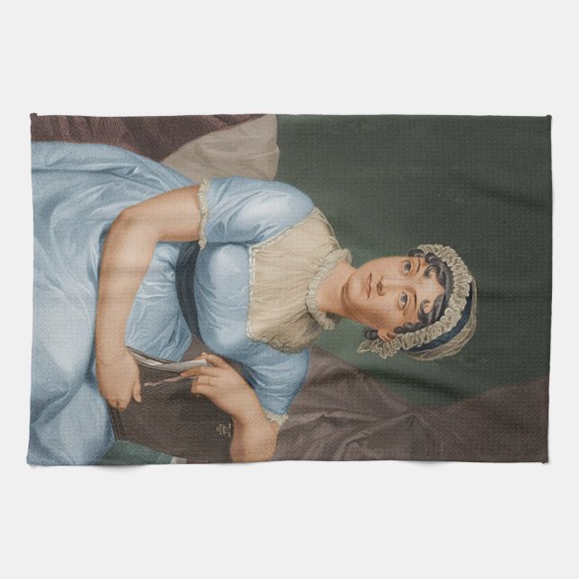 Jane Austen Geschirrtuch (Horizontal)