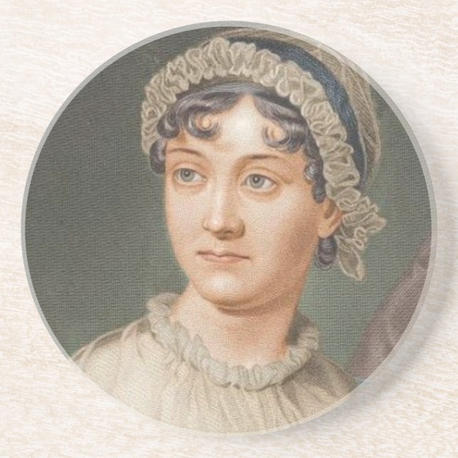 Jane Austen Getränkeuntersetzer (Vorne)