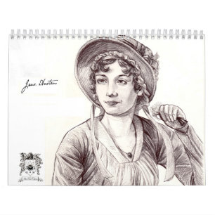 Jane Austen-Gewohnheit mit einem Lächeln Kalender
