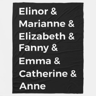 Jane Austen Heroines I Fleecedecke