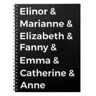 Jane Austen Heroines I Notizblock