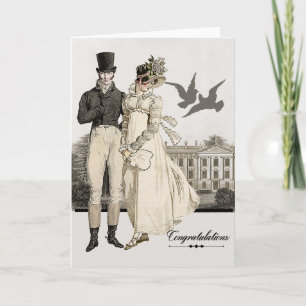 Jane-Austen-Hochzeit Karte