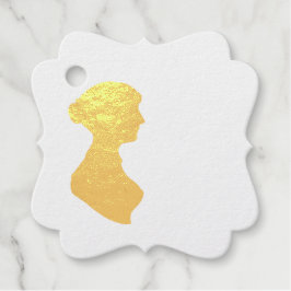 Jane Austen Home Wallpaper Geschenkanhänger