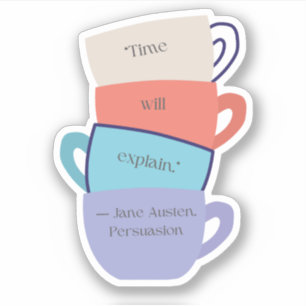 Jane Austen Inspiriert Sticker
