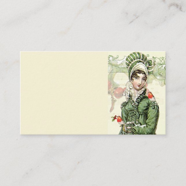 Jane Austen Inspirierte die Platzkarte als hässlic (Vorderseite)