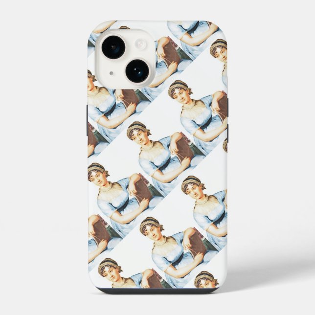 Jane Austen  iPhone Hülle (Rückseite)